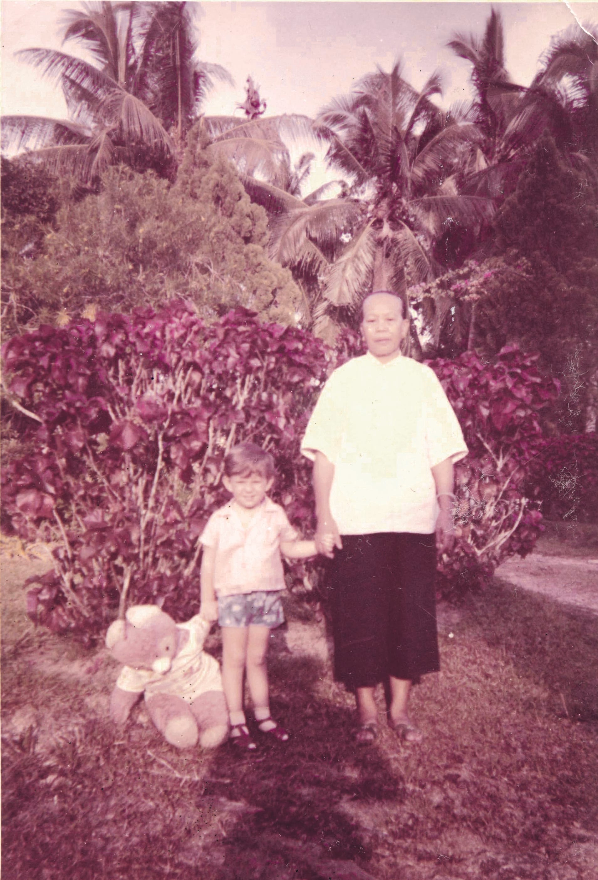 Julian and Ah Jong, April 1960.